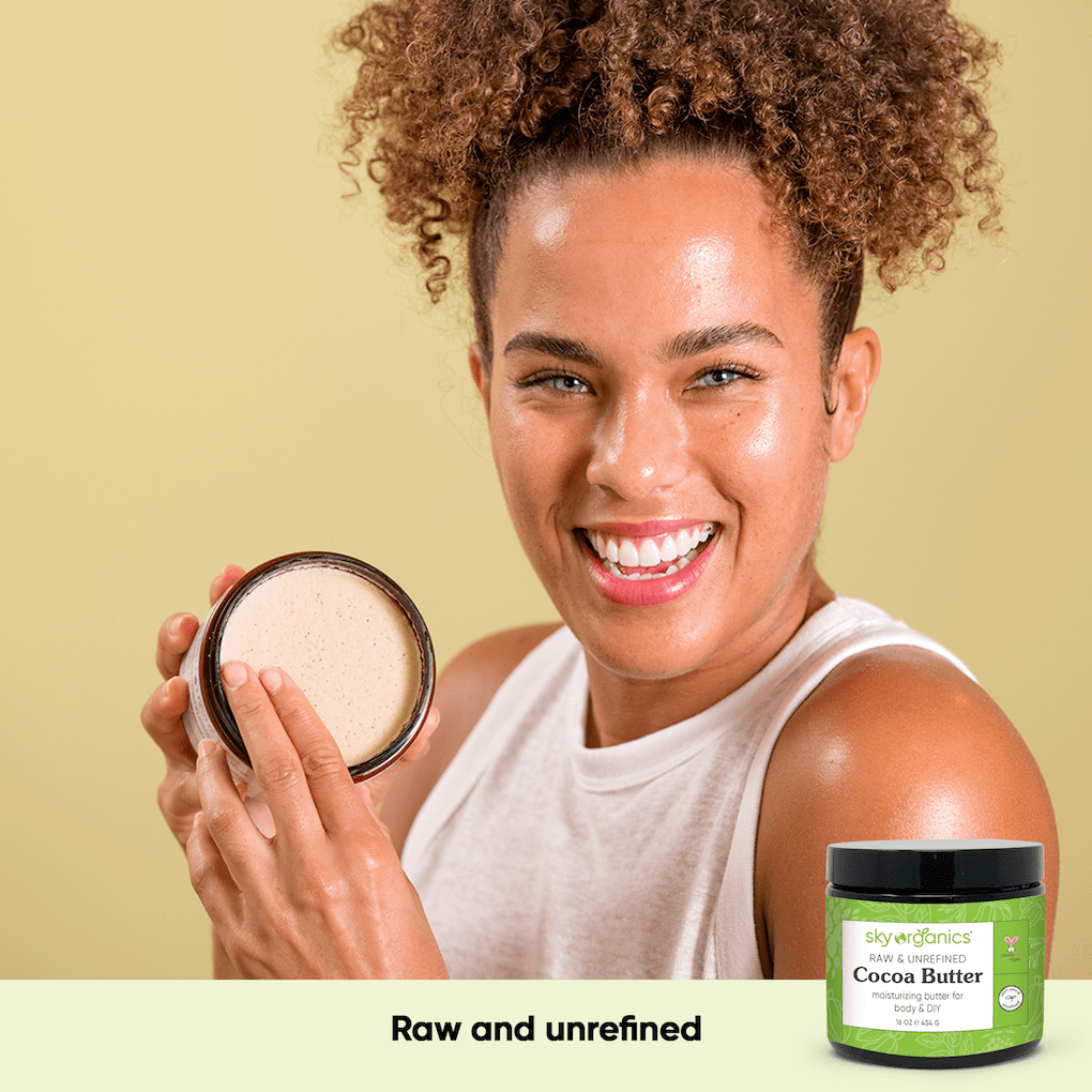 Buy Sky Organics Cocoa Butter (16 oz) Pure Unrefined Raw Cocoa Butter
