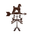 thumbnail image 5 of EZ Vane Poodle Weathervane — Post Mount, Wind Cups, Antique Copper Finish, Steel with Durable Triple Powder Coating, Handcrafted in USA, 5 of 7