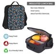thumbnail image 5 of Pofeuu Playful Foxes Forest Blues Print Backpack Travel Backpacks With Lunch Bag Pencil Bag Set 3 pcs Set Cartoon Backpack, 5 of 7