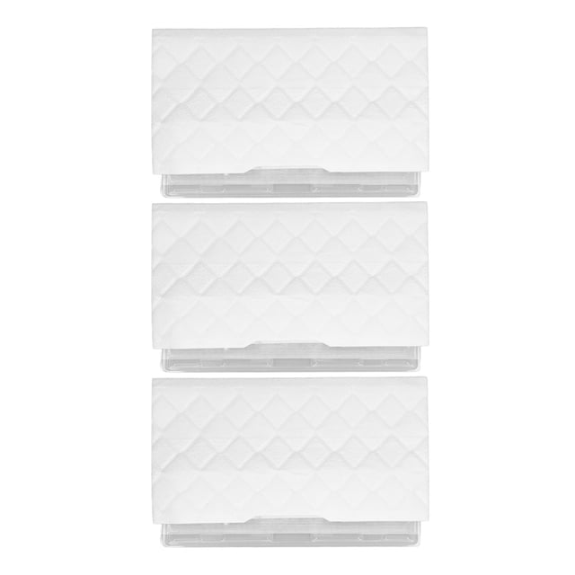 Paquete de 3 paños de microfibra para mopa de aspiradora inalámbrica, repuesto de almohadilla desechable compatible con VACMOP VM252