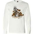 thumbnail image 3 of Inktastic Squirrel Superhero Landing with Acorns Long Sleeve T-Shirt, 3 of 5