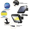 thumbnail image 3 of Outdoor Solar Lamp, Solar Light, with Remote Control, Waterproof Motion Sensor, 100 LED Powerful Outdoor Solar Lamp Waterproof IPX65 for Garage, Gate, 3 of 5