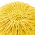 thumbnail image 7 of JWH 3D Handmade Velvet Flower Pillows Aesthetic Decorative Sunflower Throw Pillows Soft for Bedroom Couch Bed Decor 14inch Light Yellow, 7 of 7