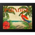 thumbnail image 2 of DeRice, Julie 24x20 Black Modern Framed Museum Art Print Titled - Tropical Paradise, 2 of 5