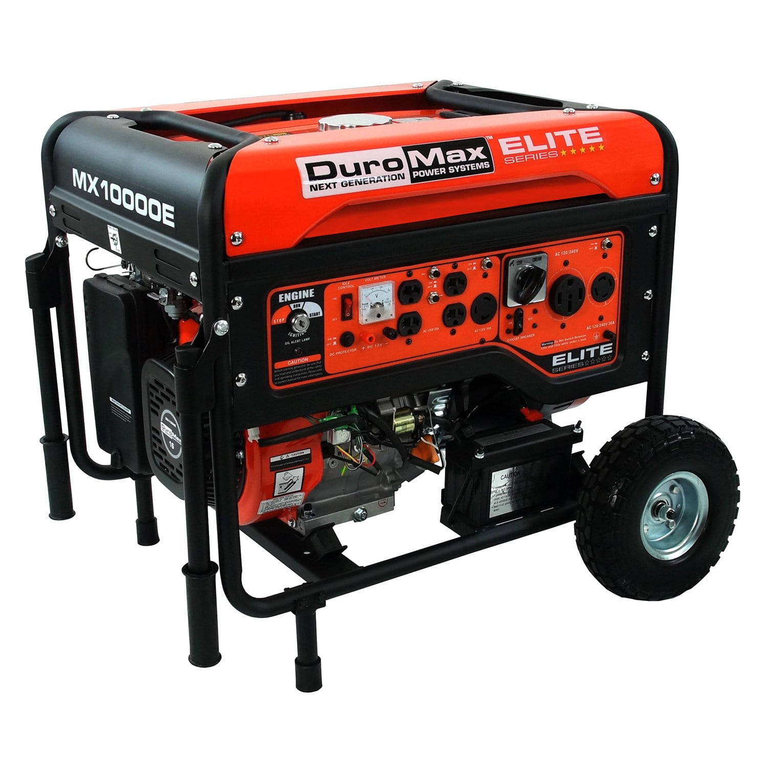 Duromax Elite 10,000watt 16.0 Hp Gas Generator with Electric Start and