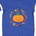 thumbnail image 4 of Inktastic Thanksgiving Wreath Autumn Fall Pumpkin Boys or Girls Baby Bodysuit, 4 of 5