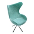 thumbnail image 4 of Sillas de asiento flocado Yotijar DollHouse Juguetes en miniatura Color verde, 4 of 7