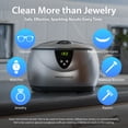 thumbnail image 3 of Magnasonic Ultrasonic Cleaner - 20oz Stainless Steel Tank, Digital Timer, 5 Cleaning Modes, Ultrasonic Jewelry Cleaner for All Jewelry, Eyeglasses, Watches, Dentures, Retainers & More, 3 of 8