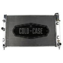 Cold Case Radiators CCRLMP5000A 31 x 21 x 3 in. Driver Side Inlet & Passenger Side Outlet Radiator for 2005-2006 GM LS-Series Pontiac GTO - Polished