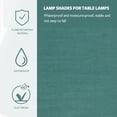 thumbnail image 4 of Shisuyan Cloth Lamp Cover Olive Green 1Pcs 5.5x5.5x5.1In, 4 of 8