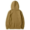 thumbnail image 6 of Oversized Hooded Sweatshirt Men Tall Lightweight Streetwear Plain Hoodie with Kangaroo Pockets Camel 2XL, 6 of 6