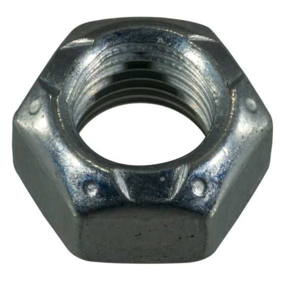 3/8"-24 Zinc Plated Grade 2 Steel Fine Thread Top Lock Nuts LNS-323 (10 pcs.)