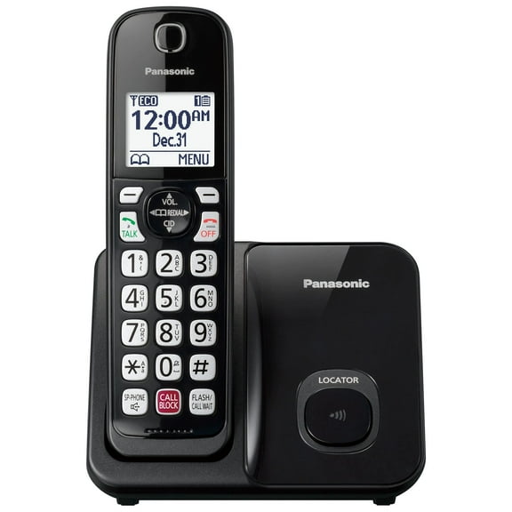 Teléfono inalámbrico Panasonic KX-TGD810B con bloqueo de llamadas avanzado
