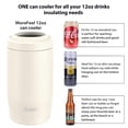 thumbnail image 3 of Enfriador de Latas MoreFeel 4 en 1 Acero Inoxidable Aislado 400 mL, 3 of 7