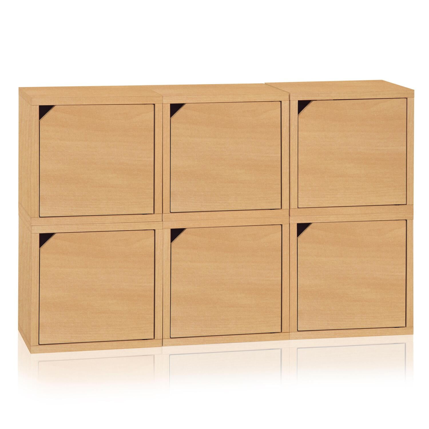 Way Basics Eco Stackable Connect StorageFinishNatural,Type6 Cube