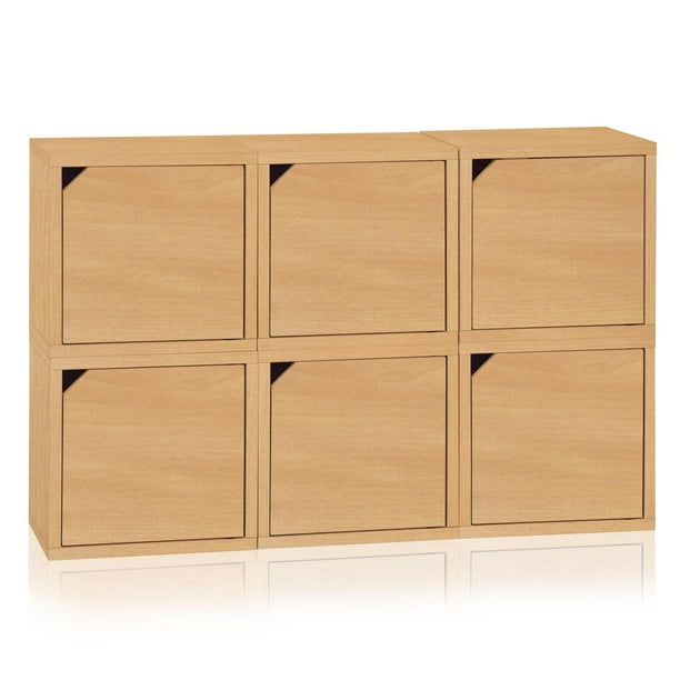 Way Basics Eco Stackable Connect StorageFinishNatural,Type6 Cube