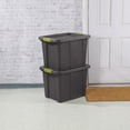 thumbnail image 4 of Contenedor de Almacenamiento Sterilite Paquete de 6 de 18 Galones Resistente Gris, 4 of 7