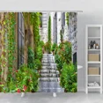 thumbnail image 5 of Beautiful Germany Town Landscape Shower Curtain Oil Paint Landscape Home r Wall Hanging Cloth Bathroom Curtain Bath Screens, 5 of 7