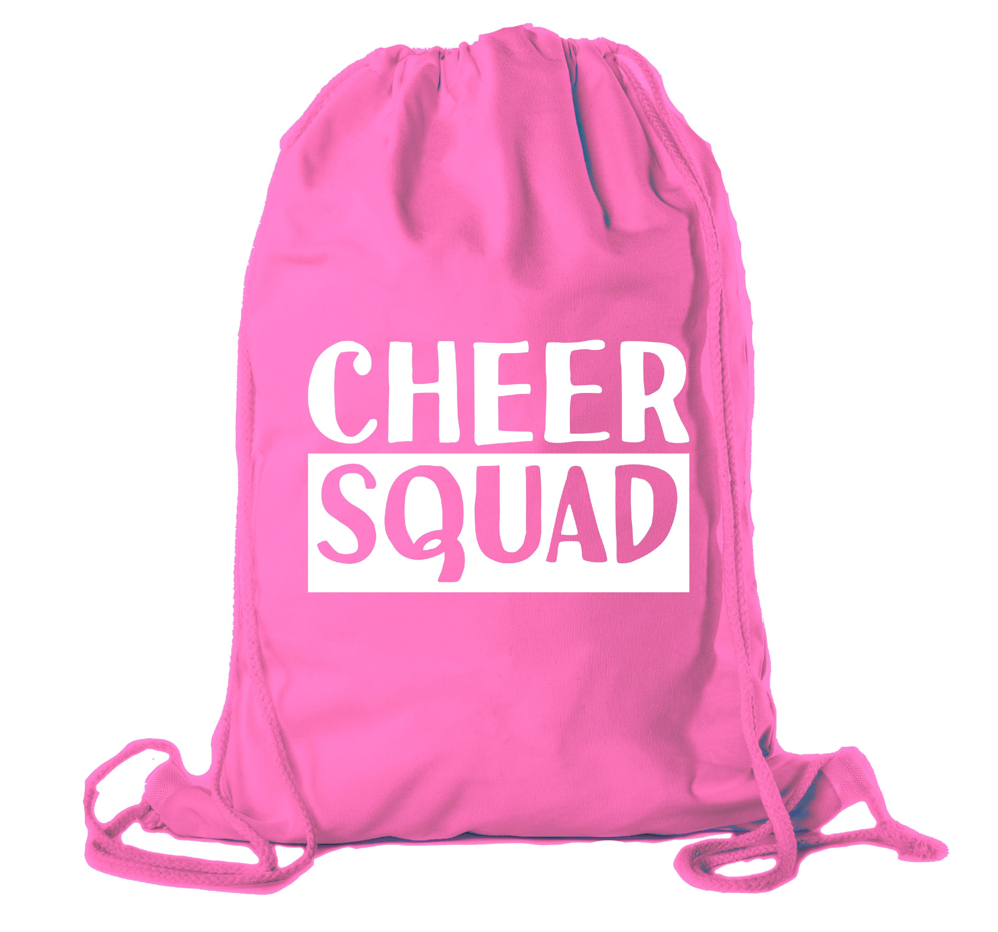 Personalized Cheerleading Star & Name Drawstring Backpack 