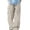 j32-Beige, variant on Mens Casual Pants Solid Color Drawstring Waist Baggy Wide Leg Cargo Pants With Pockets Male Lightweight Everyday Trousers,S
