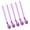 Purple, variant on Byujiro 5-Piece 2-in-1 Straw Spoon Home, Parties, Desserts & Beverages Reusable Straw Spoon