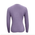 thumbnail image 6 of SEAOPEN Tunic Tops for Women Loose Fit Long Sleeve Shirts Square Neck Tops Today Purple,XL, 6 of 6