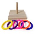 thumbnail image 1 of Koszal Pet Bird Parrot Wooden Board Plastic Ring Training Loop Educational Chew Toy, 1 of 8
