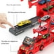 thumbnail image 5 of Mega Hauler Truck, juguetes para camiones transportadores de automóviles, juguetes para camiones transportadores de automóviles, juego de vehículos plegables de tres capas, respuesta rápida, 5 of 8
