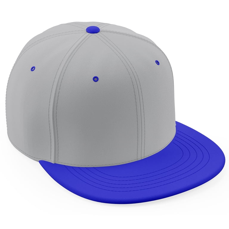 Daxton 2-Pack Classic Blank Snapback Flat Bill Visor Hat Cap  display picture 2