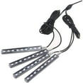 thumbnail image 5 of LINLIN 4 in 1 Car Auto Interior Atmosphere Lights Lamp Strip Floor Decoration Lighting Remote Music Voice 12V 36 LED, 5 of 8