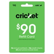 Cricket Wireless $90 e-PIN Top Up (Email Delivery)