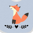 thumbnail image 4 of Inktastic Fox for Girls Woodland Animal Girls Baby Bib, 4 of 4
