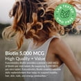thumbnail image 3 of Futurebiotics Biotin 5000 MCG Supports Healthy Hair, Skin, Nails & Energy Production Non-GMO, 360 Vegetarian Tablets (1 Year Supply), 3 of 8