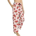 thumbnail image 2 of Uemuo Watermelon Pattern Women's Wide Leg Palazzo Lounge Pants with Pockets Light Weight Loose Comfy Casual Pajama Pants-X-Large, 2 of 9