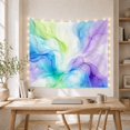 thumbnail image 5 of Ocean Waves Fluid with Characteristic Alcohol Styles Dominated, Mystical Fantasy for Space Lovers, Galaxy Room Decor, Housewarming Gift, Tapestry Wall Hanging for Bedroom and Dorm, 5 of 7
