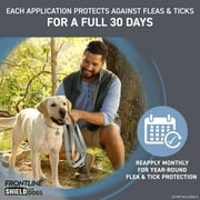 FRONTLINE Shield for Dogs Flea & Tick Treatment, 81-120 lbs, 3 Count