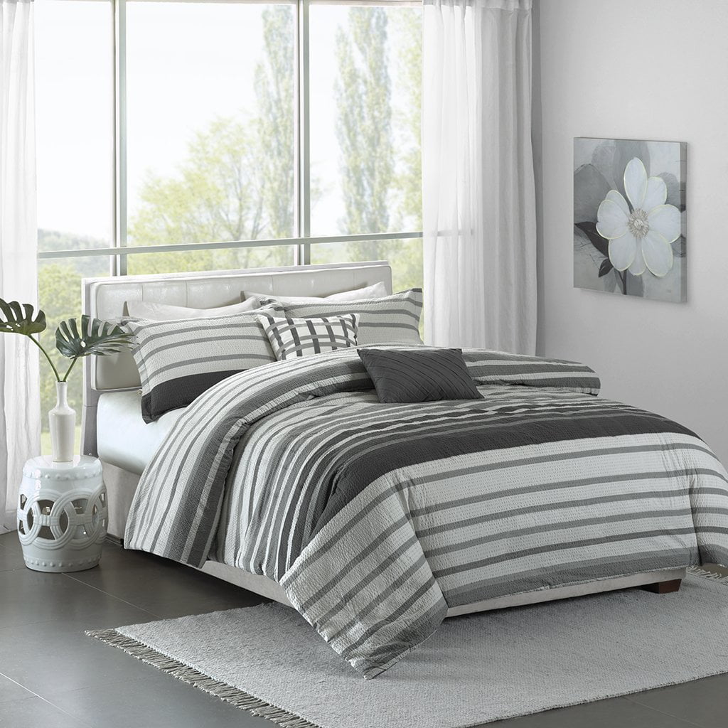 Pure Mpp12 061 5 Piece Neruda Cotton Duvet Cover Set Include 1 Pure Mpp12 061 5 Piece Neruda Cotton Duvet Cover Set Include 1 2 Standard Shams Decorative Pillows By Madison Park Com
