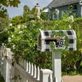 thumbnail image 5 of Home Sweet Home Green Leaves Magnetic Anti-UV 100% Polyester Standard Size 21x18 in Oxford Garden,Postbox Letterbox Cover, 5 of 6
