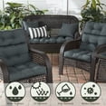 thumbnail image 6 of Greendale Home Fashions Outdoor 44'' x 22'' High Back Chair Cushion, Carbon, 6 of 8