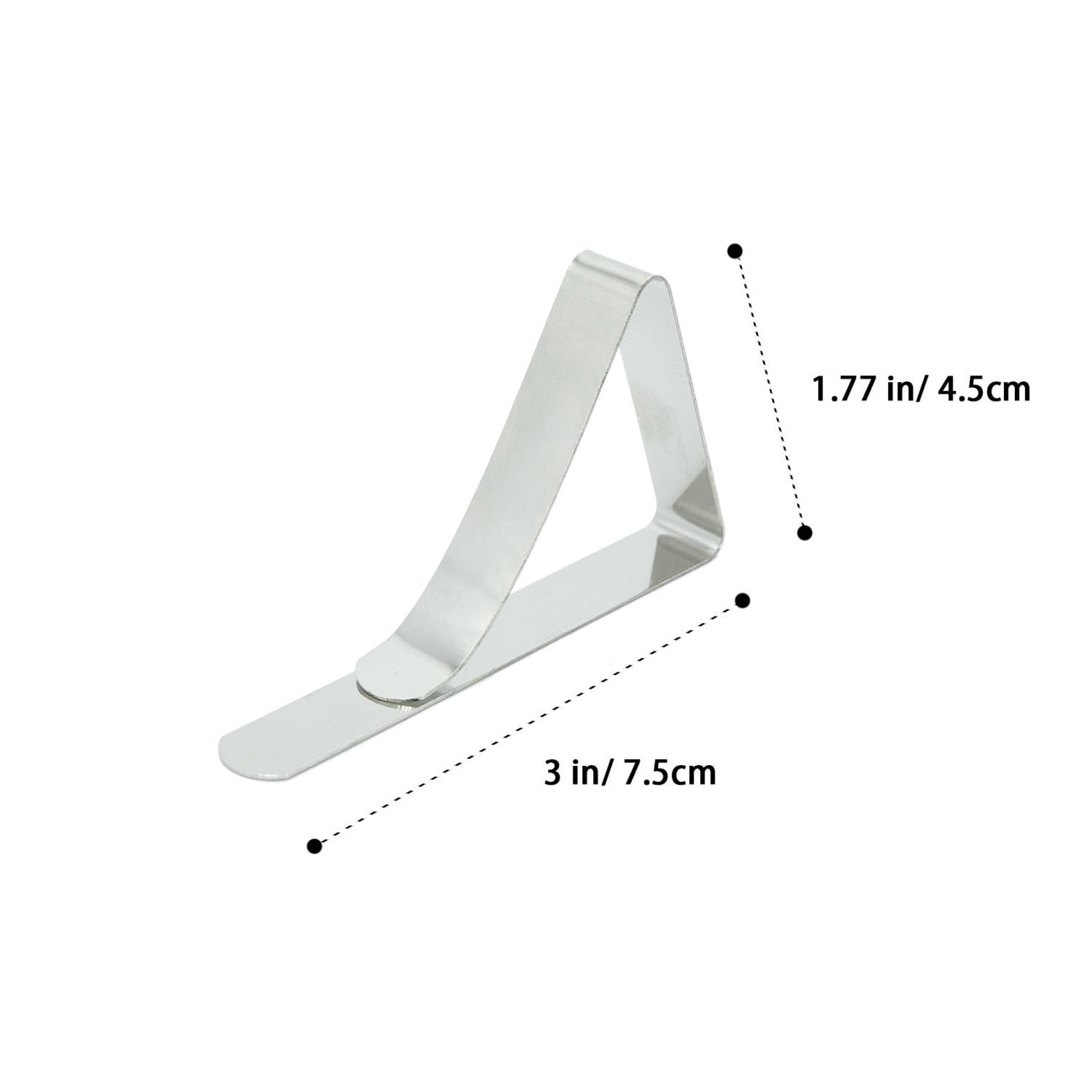 AQITTI 6 Pack Tablecloth Clips - Heavy Duty Picnic Table Clips, Stainless Steel Table Cloth Cover Clamps, Table Cloth Holders Ideal for Restaurant Picnics Marquees Weddings Graduation Party