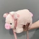 thumbnail image 5 of 1 bolso de peluche para estudiantes, tipo mensajero para exteriores, con diseño de cerdo de peluche., 5 of 7