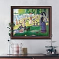 thumbnail image 6 of A Sunday On The La Grande Jatty by Georges Seurat, World Famous Wall Art Collection, Framed Impressionist Wall Art Print, 11X14, 2426W, 6 of 7
