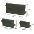 thumbnail image 3 of 3 Pieces Mini Tool Storage Bags with Oilcloth Closure Heavy Duty Canvas Tool Organizer for Tool Storage Carrier OrganizeGray, Power Tool Bag, 3 of 4