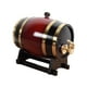 thumbnail image 4 of Barril de vino de roble con soporte, barril de vino de madera con tapón y espiga, dispensador de barril de cerveza de gran capacidad para cócteles, , 3L, 4 of 9