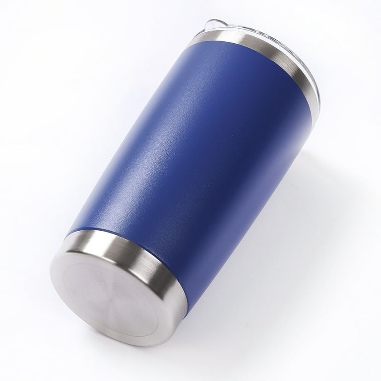 20oz Stainless Steel Vacuum Insulated Cup Portable Large Capacity Hot Water Insulation Cup Travel Coffee Tee Mug Cup Thermos Cup, Size: 20 oz, Blue