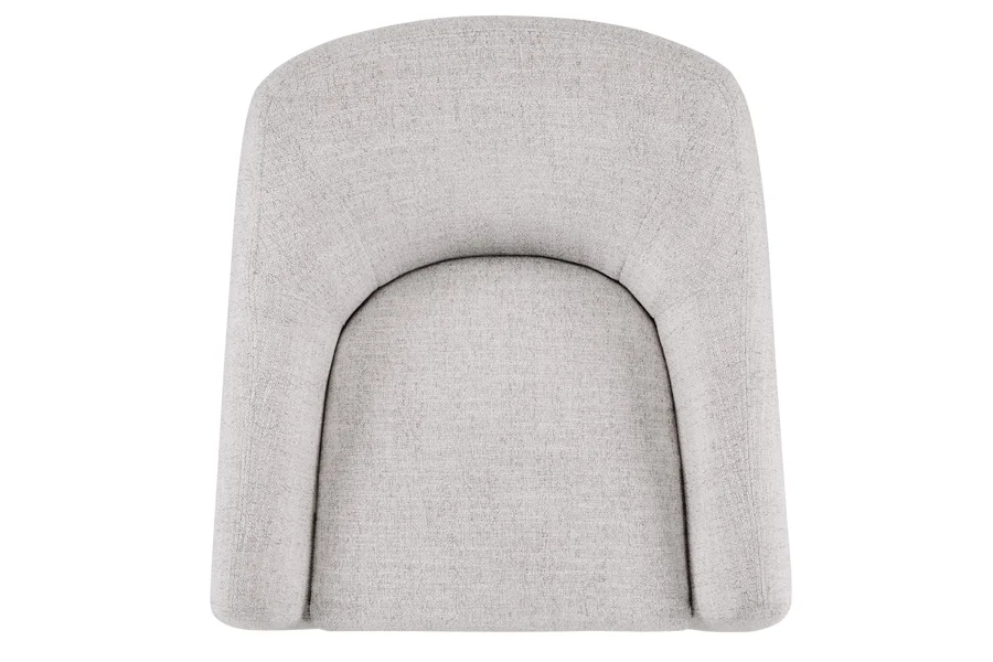 Spruce & Spring 34" Wide Accent Chair for Living Room & Bedroom, White Fabric