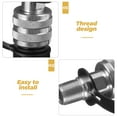 thumbnail image 4 of BRIGHTFUFU Raccords Rapides Hydrauliques Raccords Rapides Zinc pour Applications Mécaniques 1 Ensemble, 4 of 8