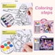 thumbnail image 3 of Coloring Book Kit for Kids - Safe Watercolor & Crayon Coloring Doodle Pad for School & Art Time\u200b, 3 of 5