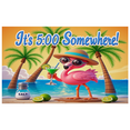 thumbnail image 2 of Beach Party Banner Flamingo Tropical Design Colorful Background for Summer Party Outdoor Beach Event Tropical Decor, 2 of 9