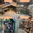 thumbnail image 6 of 2025 New Outdoor Storage Shed,Large Garden Shed,Large Metal Tool Sheds with Slooping Roof and Vents,Updated Reinforced and Lockable Doors Frame Metal Storage Shed for Patiofor Backyard,Patio, 6 of 7